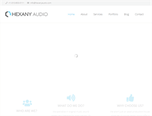 Tablet Screenshot of hexanyaudio.com